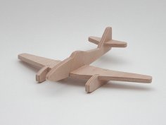 Laserowo wycinany drewniany model samolotu Messerschmitt Me 262