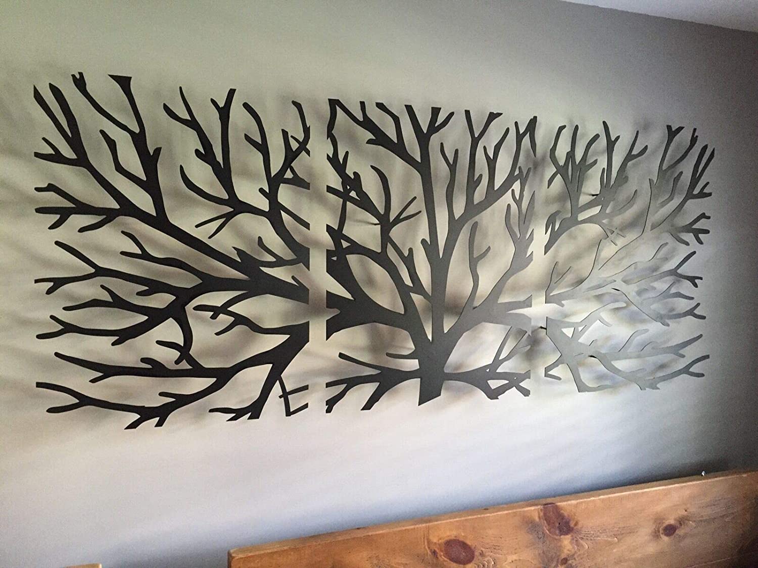 Árbol de la vida cortado con láser Decoración de pared 3 piezas