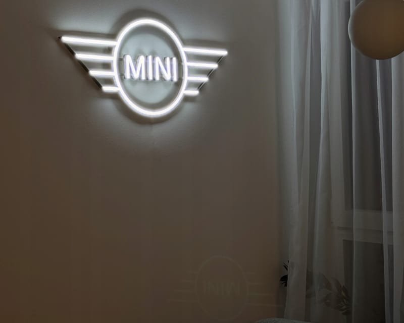Laser Cut Mini Logo Neon Sign