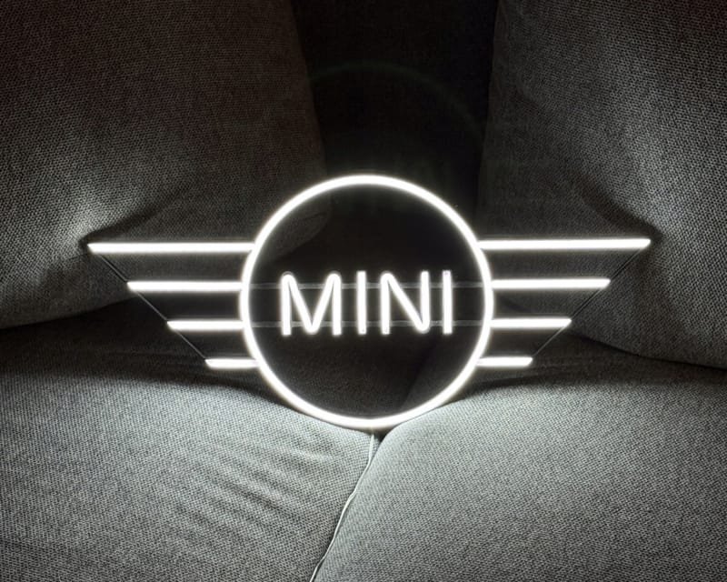 Laser Cut Mini Logo Neon Sign