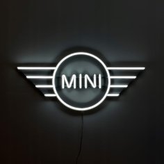 Laser Cut Mini Logo Neon Sign
