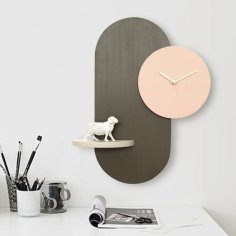 Laser Cut Stylish Unique Home Decor Wall Clock