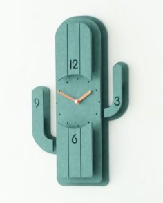 Laser Cut Cactus Decorative Wall Clock