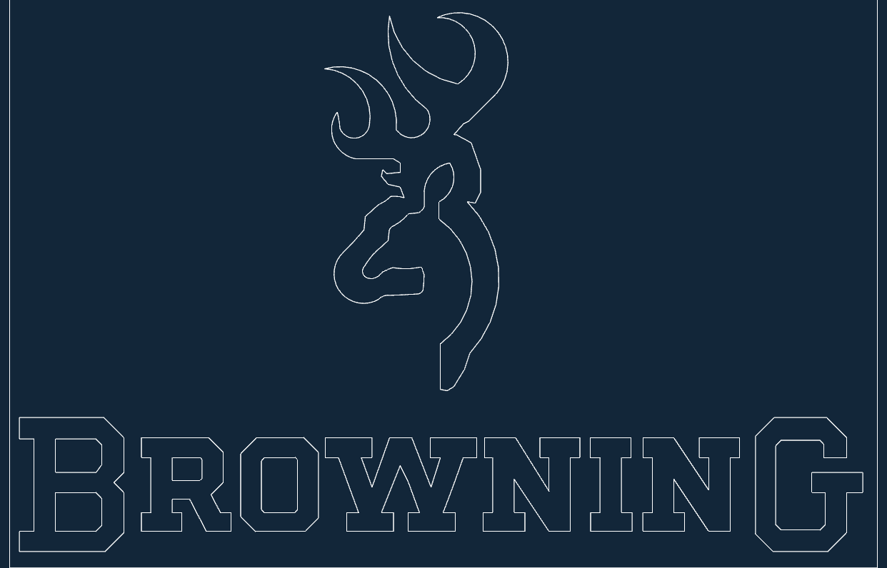 Браунинг логотип.dxf