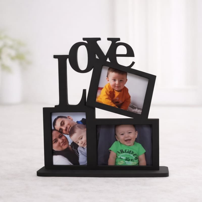 Laser Cut Love Photo Collage Template
