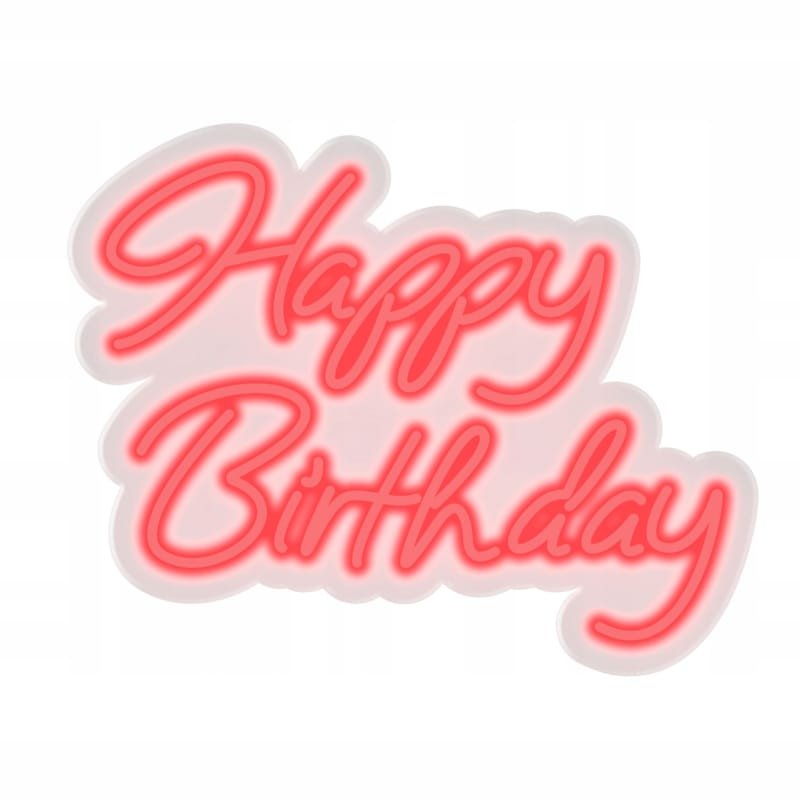 Laser Cut Happy Birthday Neon Sign
