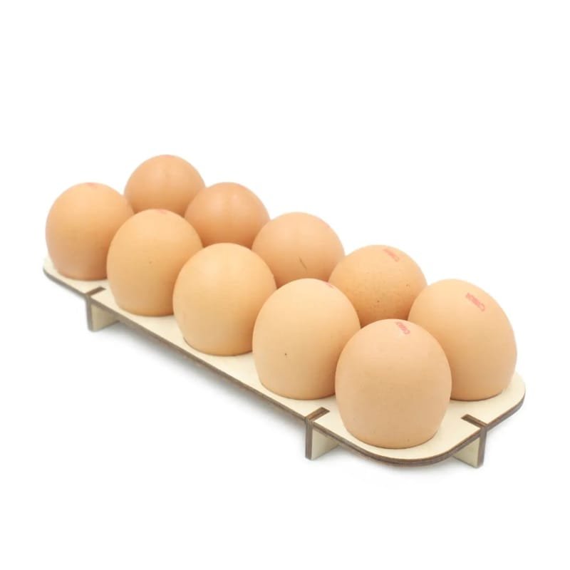 Laser Cut Wooden Egg Holder, Wooden Egg Tray Stand