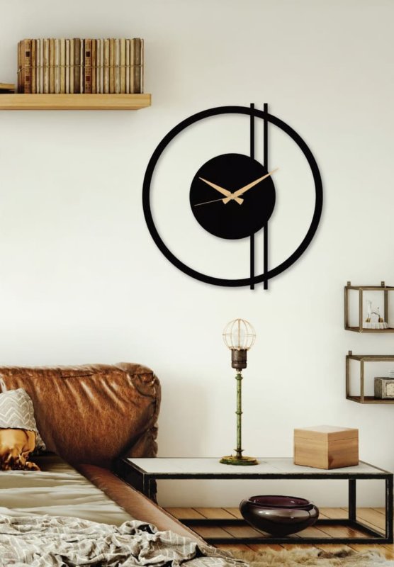 Laser Cut Minimalist Modern Wall Clock