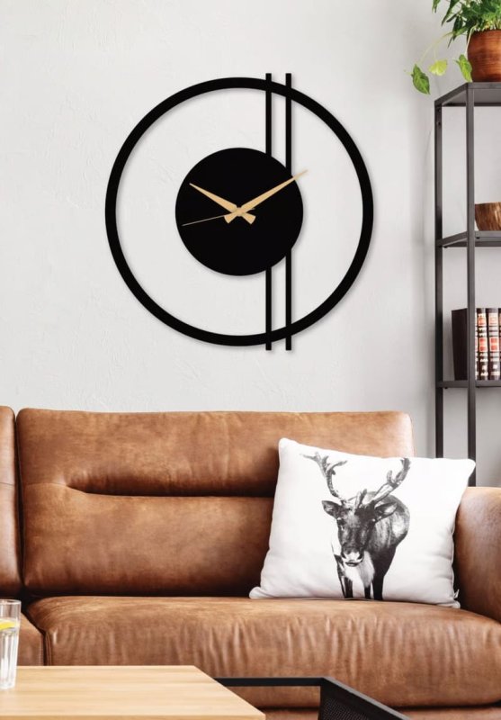 Laser Cut Minimalist Modern Wall Clock
