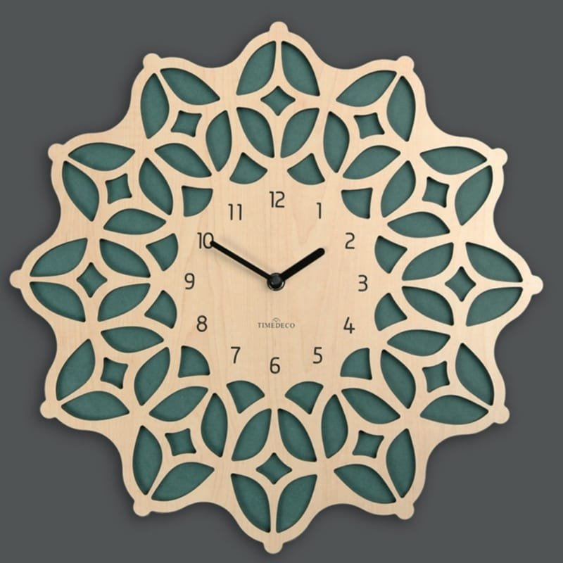 Laser Cut Boho Decorative Wall Clock