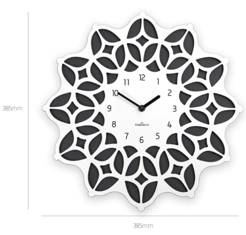 Laser Cut Boho Decorative Wall Clock