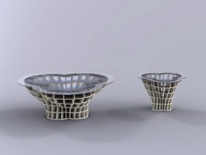 Table Round Twisted .5in 无间隙 DXF 文件