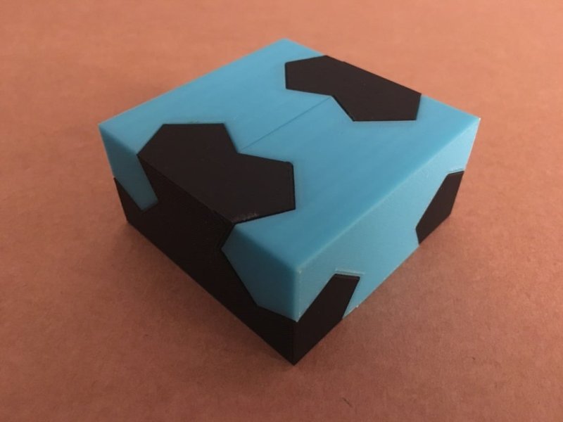 Kawai Tsugite Joint Puzzle 3D Printer Model Download Free STL File