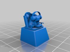 Gamer Frog Keycap 3D Printer Model