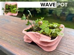 Wave Pot 3D Printer Model