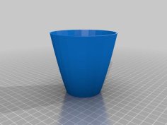 Simple Flower Plant Pot 3D Printer Model