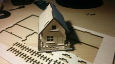 Laser Cut Lasercut Wooden House