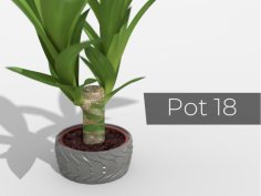 Pot_18 3D Printer Model