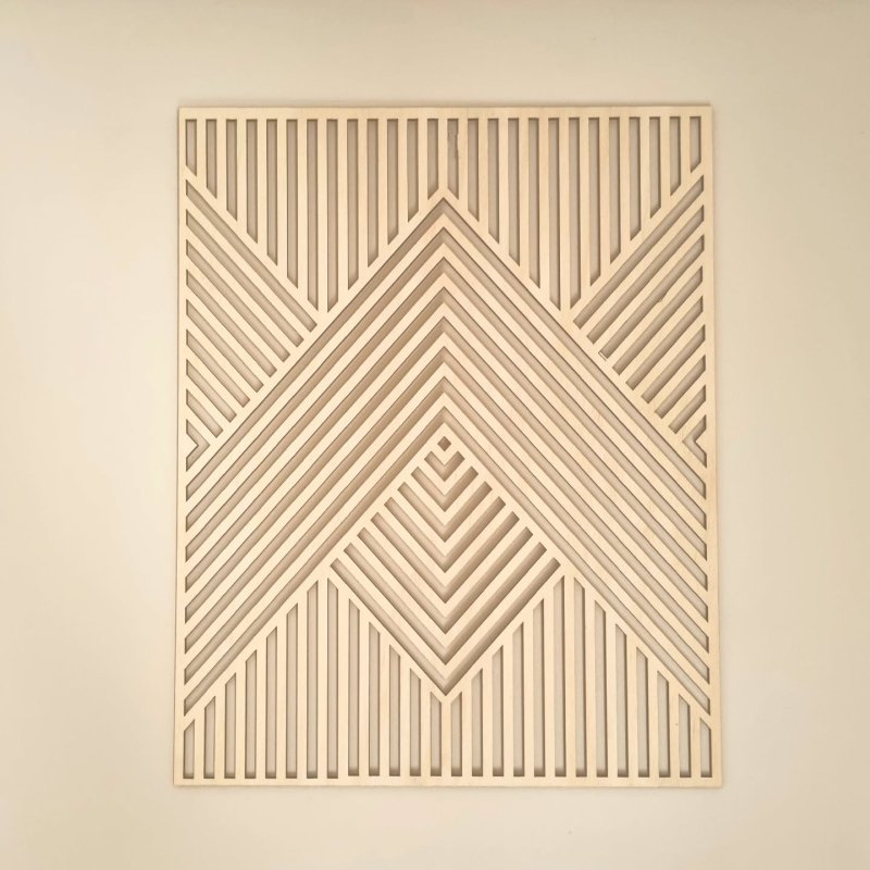 Laser Cut Wall Decor Modern Geometric