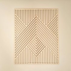 Laser Cut Wall Decor Modern Geometric