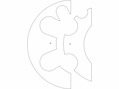 CNC Vector DXF-CDR AI  Art file DXF of PLASMA Laser ROUTER Cut