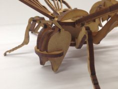 Archivo dxf 3D de abeja