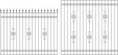 Wrought iron Railing Free Vector