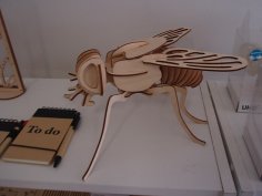 يطير 3D الخشب هواية نموذج خشبي قطع الليزر