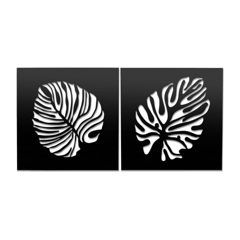 Laser Cut Leaf Art Wall Hanging Decor – Tropical Art Wall Decor