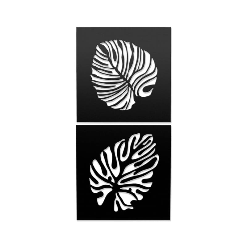 Laser Cut Leaf Art Wall Hanging Decor – Tropical Art Wall Decor