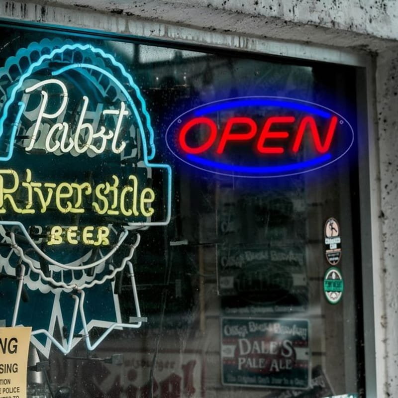 Laser Cut Open Neon Sign Open LED Sign For Business