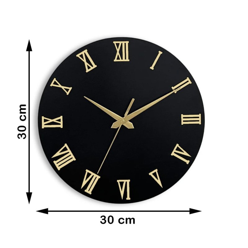 Laser Cut Stylish Roman Digit Wall Clock