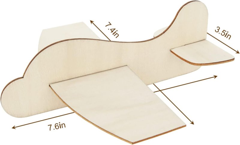 Laser Cut Wood Airplane Kits Handicraft Plane Airplane For Birthday Party Carnival Party