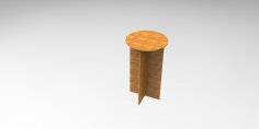 10 Mm Mdf Chair Stool dxf File