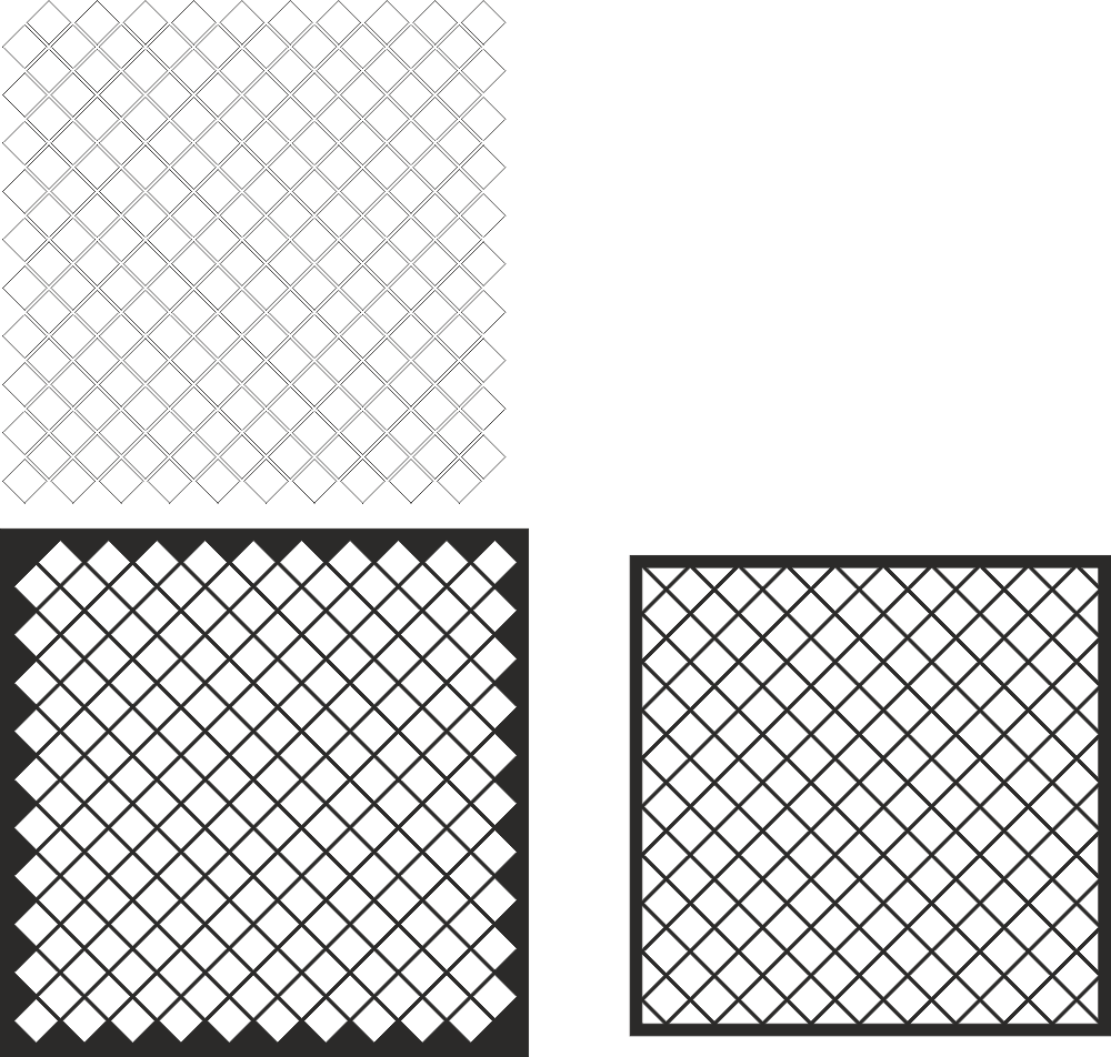 Dekoratives Screen-Panel-Muster
