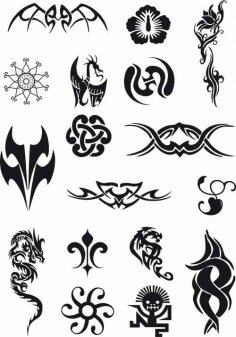 Imposta tatuaggi tribali