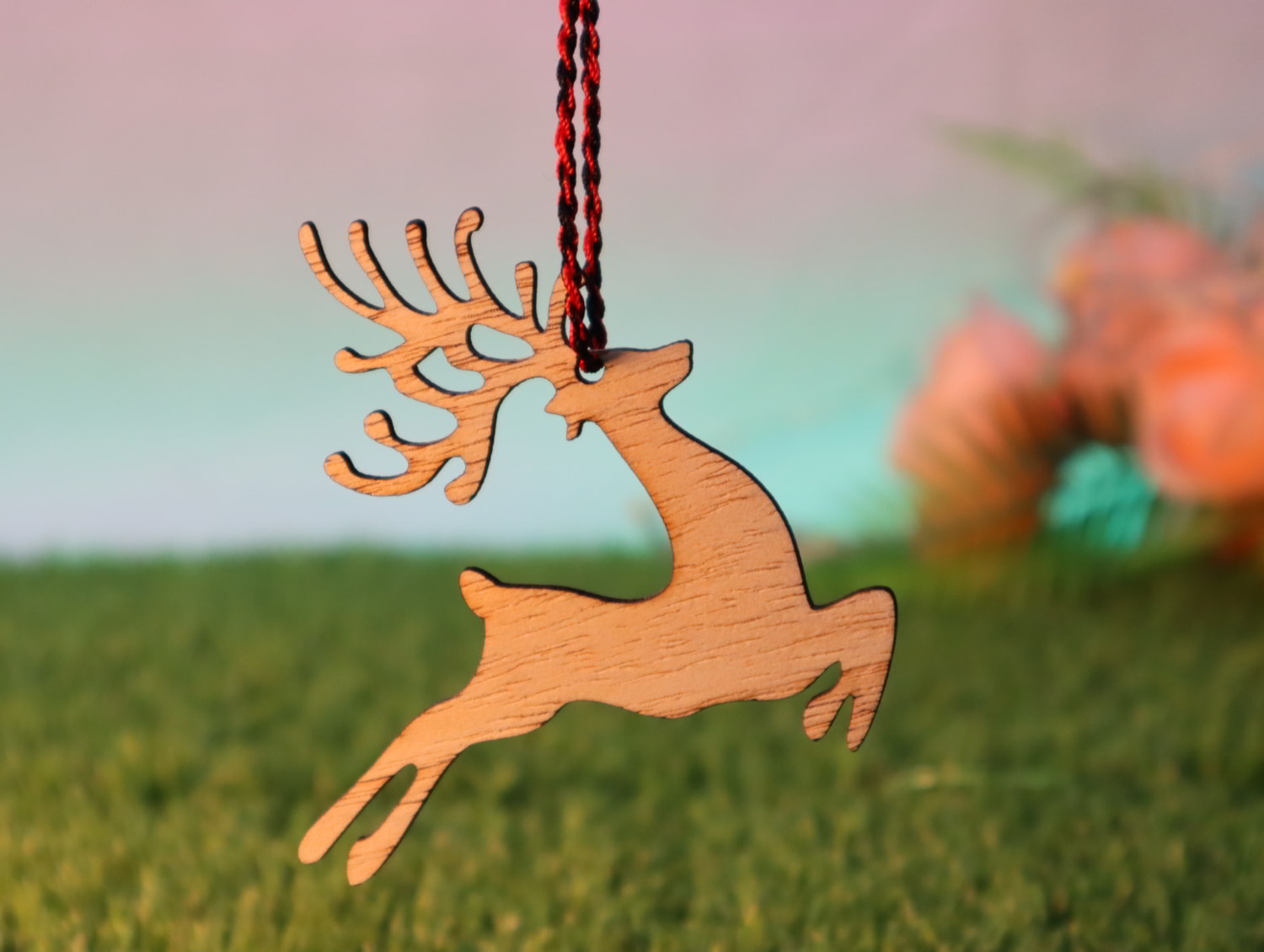 Laser Cut Reindeer Christmas Tree Ornament SVG DXF CDR AI PDF Free ...