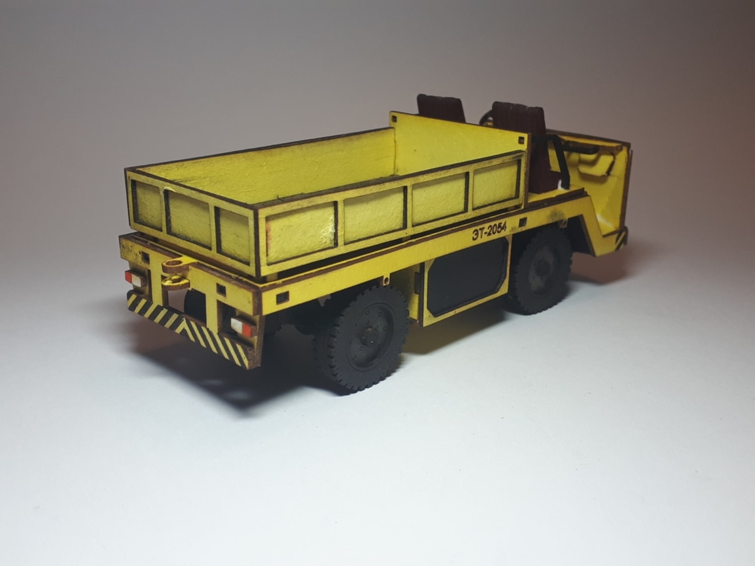 Laser Cut Cardboard Truck 3D Puzzle DXF File