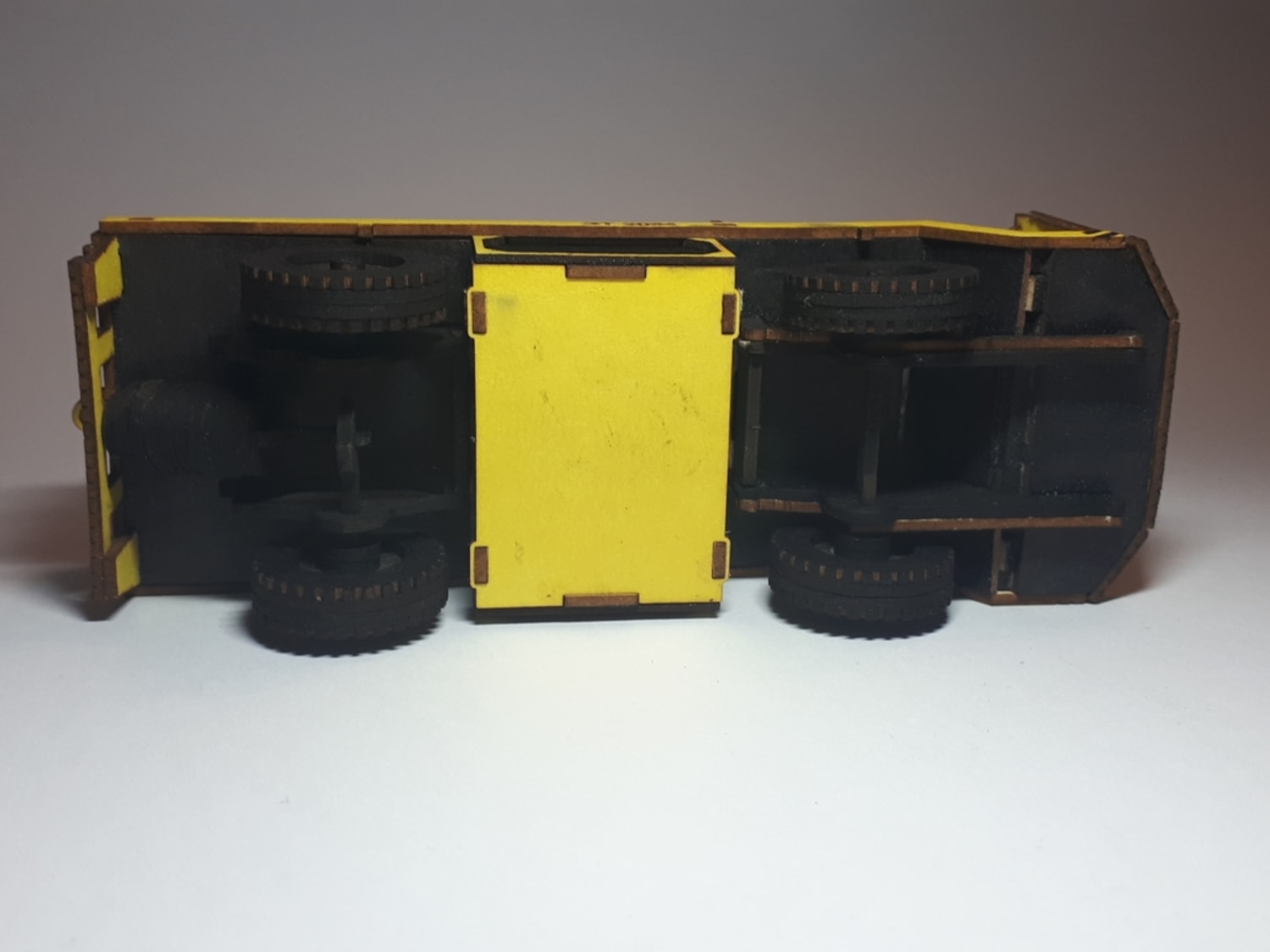 Laser Cut Cardboard Truck 3D Puzzle DXF File