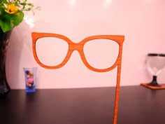 Laser Cut Party Glasses Party Wear DXF File