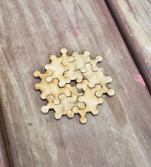 Laser Cut Polyhex Tiles PDF File