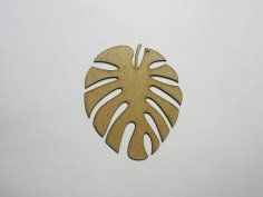 Laser Cut Monstera Cutout Unfinished Wood Monstera Shape Free Vector