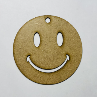 Laser Cut Wooden Smiley Face Emoji Free Vector