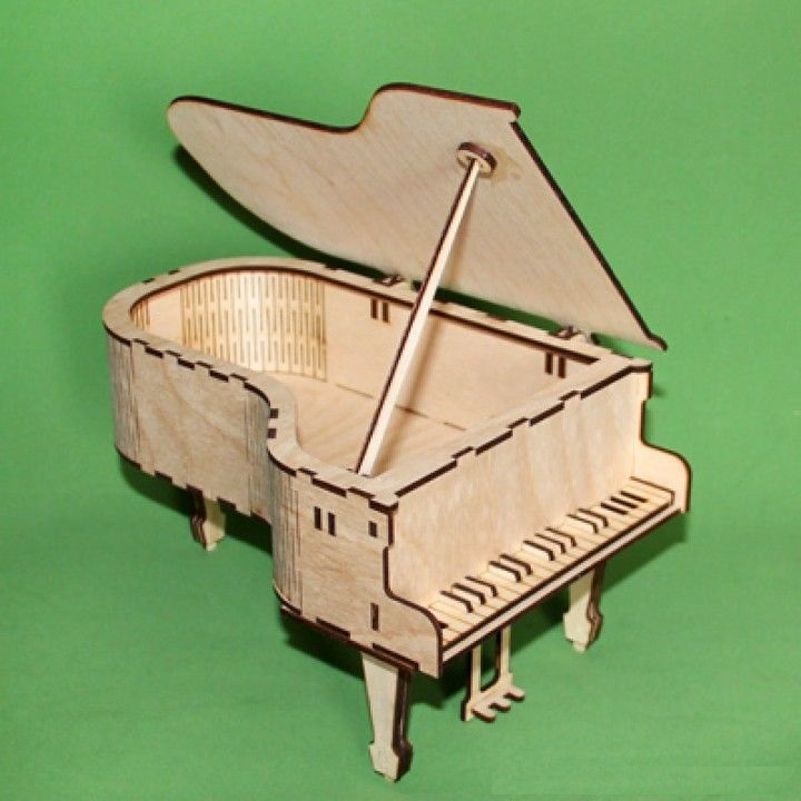 Laser Cut Piano Musical Toys For Kids Free Vector cdr Download