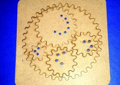 Laser Cut Spirograph Painter Educational Toys Free Vector