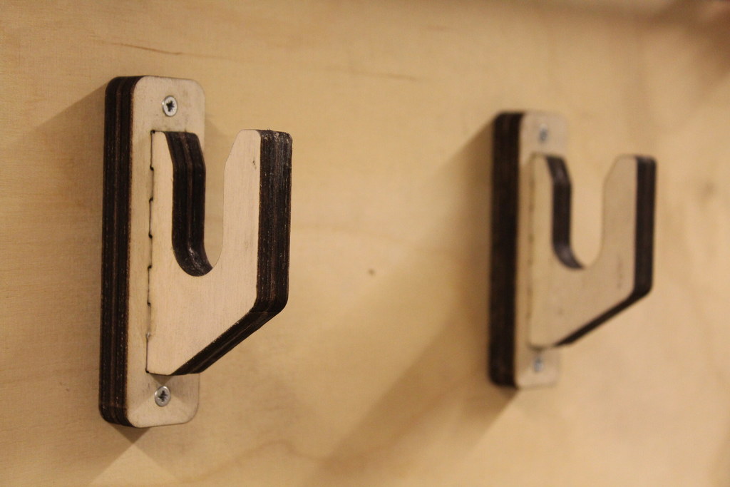 Laser Cut Saw Wall Mount DXF File