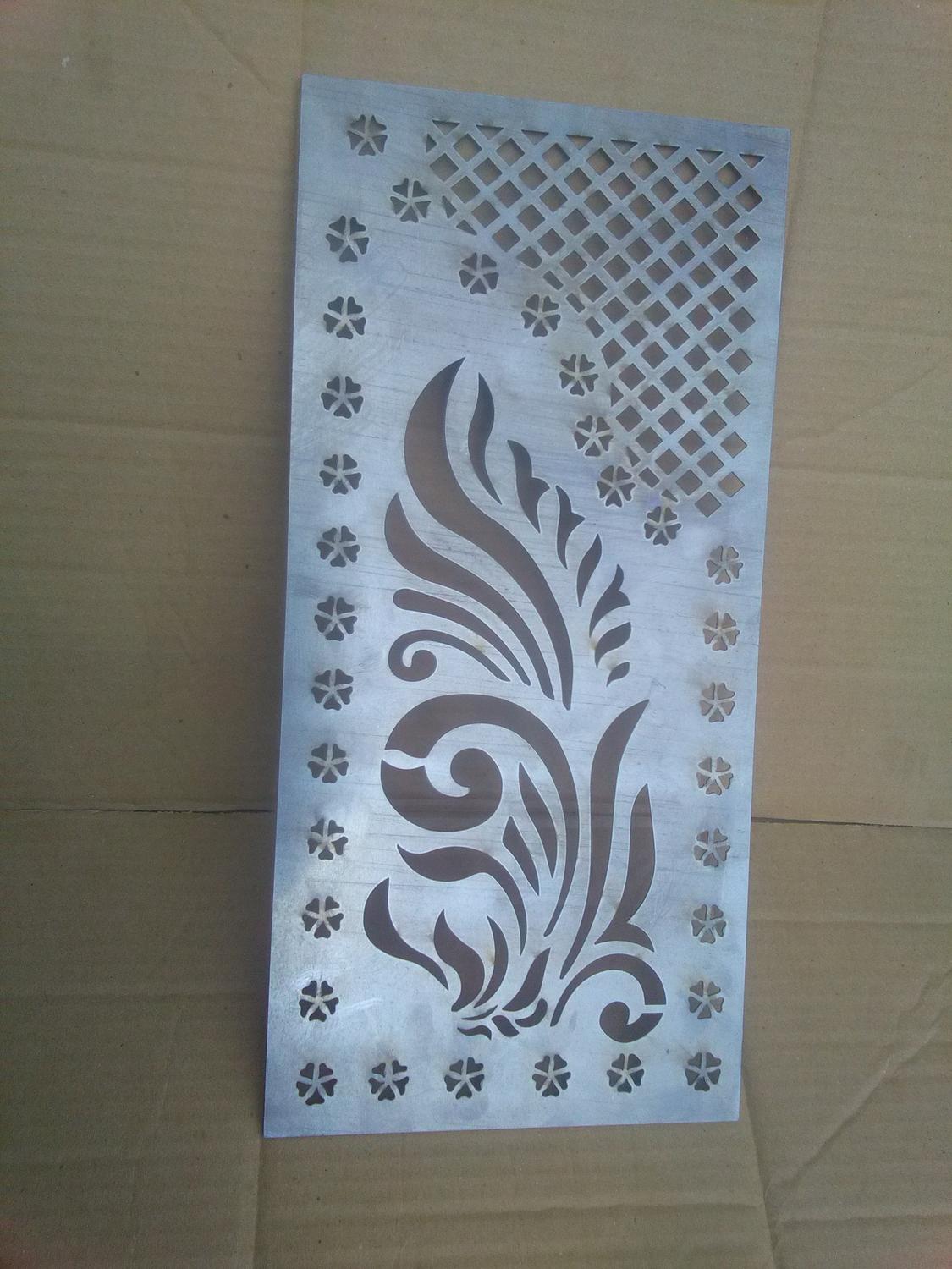 Separador de patrones decorativos Patrón CNC cortado con láser