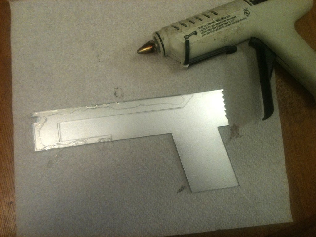 Laser Cut Rubber Band Gun 6-Shot Semi-automatic SVG File