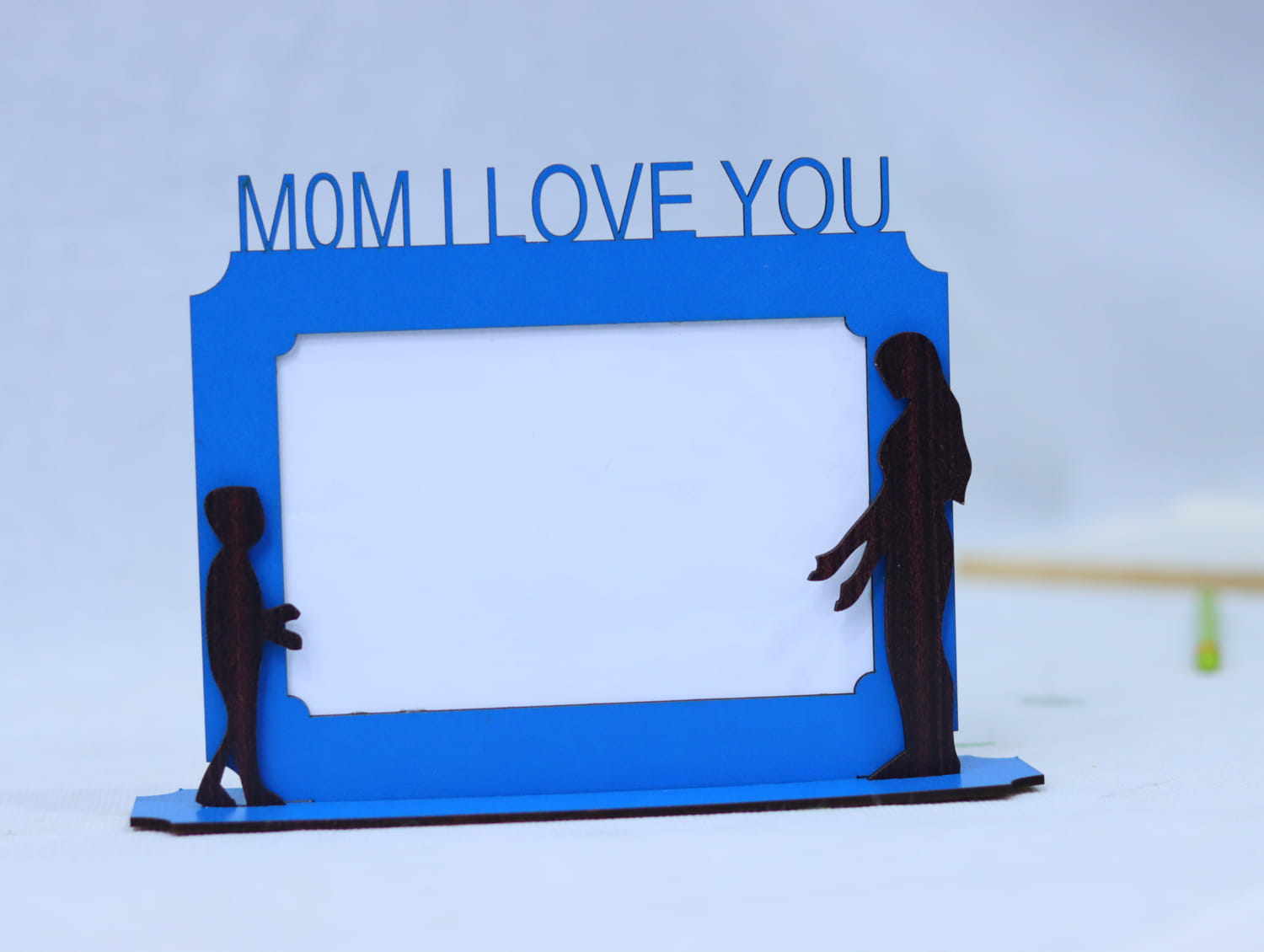 Laser Cut Mom Picture Frame Free Vector