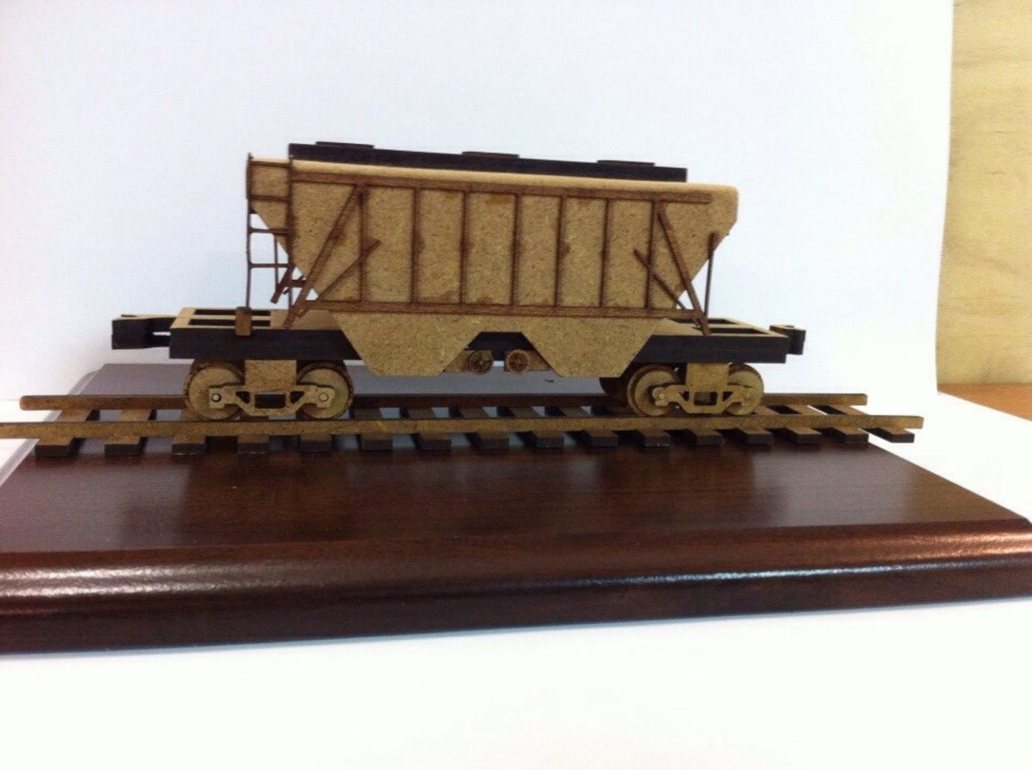 Laser Cut Grain Hopper Wagon Desk Organizer Free Vector